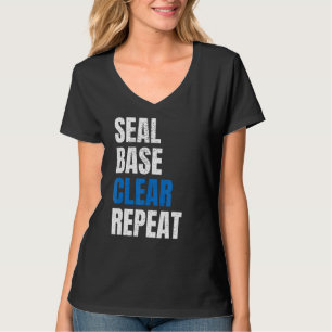 Siegel-Base-Clear-Repeat-Karosserie-Maler Automoti T-Shirt