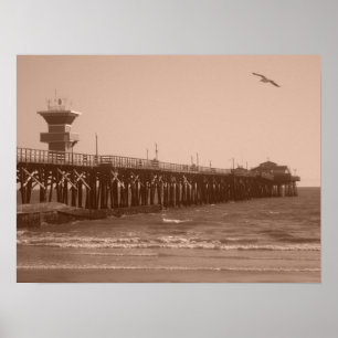 Siegel Beach CA Poster