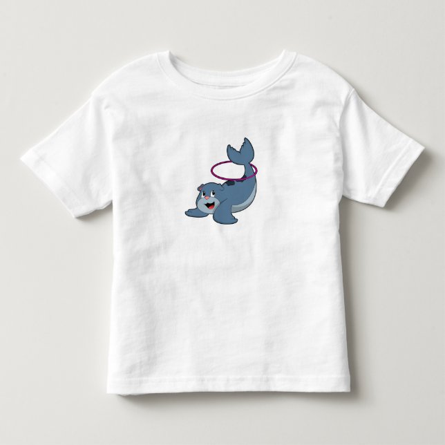 Siegel bei Fitness mit Reifen der Fitness.PNG Kleinkind T-shirt (Vorderseite)
