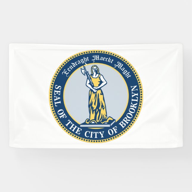 Siegel Brooklyn (Stadtbezirk New York) Banner (Horizontal)