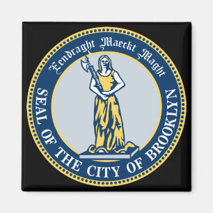 Siegel Brooklyn (Stadtbezirk New York) Magnet