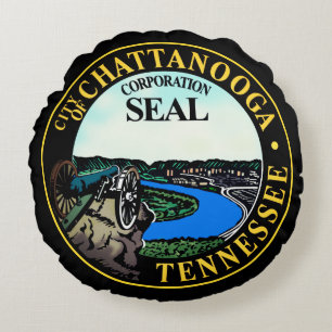 Siegel Chattanooga, Tennessee Rundes Kissen