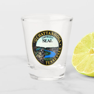 Siegel Chattanooga, Tennessee Schnapsglas