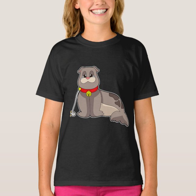 Siegel Collar Kette T-Shirt (Vorderseite)