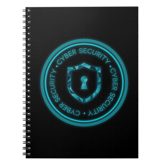 SIEGEL "CYBER SECURITY ABZEICHEN" NOTIZBLOCK (Vorderseite)