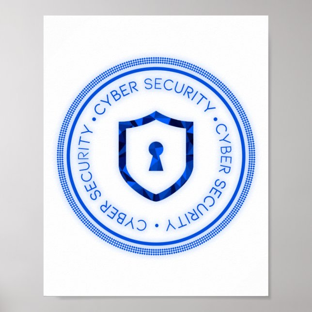 SIEGEL "CYBER SECURITY ABZEICHEN" POSTER (Vorne)