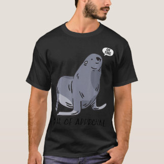 Siegel der Genehmigung für das Fliegen von Meerest T-Shirt