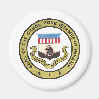 SIEGEL DER KANALZONE VON PANAMA MAGNET