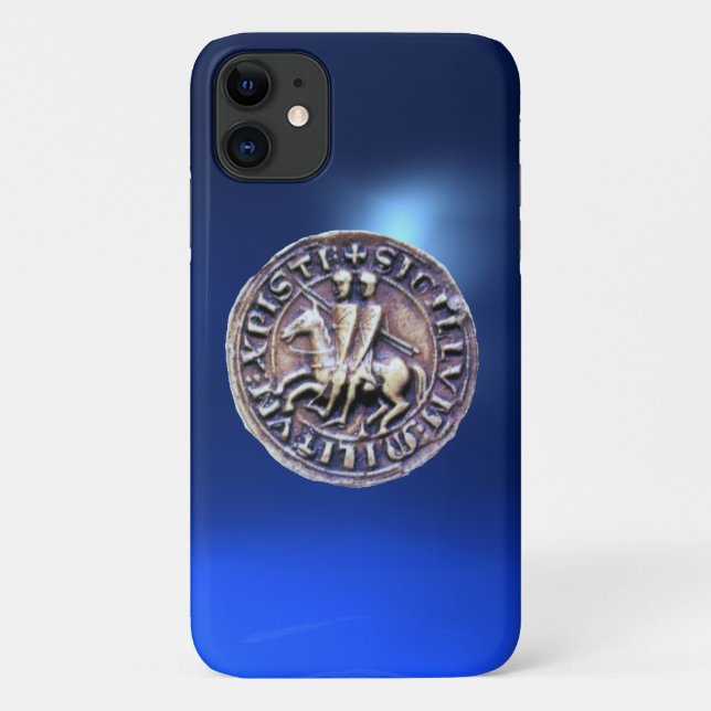 SIEGEL DER KNIGHTS TEMPLAR blau Case-Mate iPhone Hülle (Rückseite)