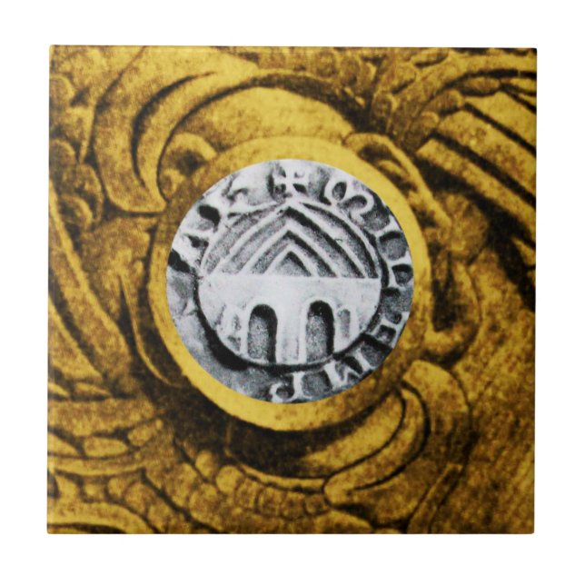SIEGEL DER KNIGHTS TEMPLAR FLIESE (Vorderseite)
