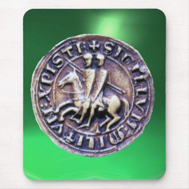 SIEGEL DER KNIGHTS TEMPLAR grün Mousepad (Vorne)