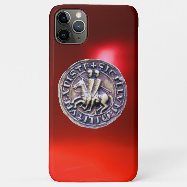SIEGEL DER KNIGHTS TEMPLAR rot Case-Mate iPhone Hülle (Rückseite)