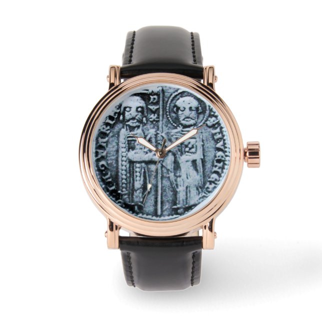 SIEGEL DER KNIGHTS TEMPLAR St. Peter und St. Paul Armbanduhr (Vorderseite)