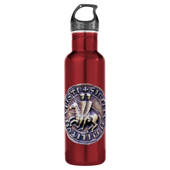 SIEGEL DER KNIGHTS TEMPLAR TRINKFLASCHE (Vorderseite)