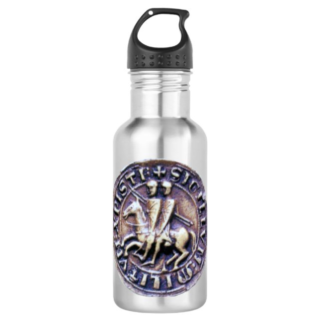 SIEGEL DER KNIGHTS TEMPLAR TRINKFLASCHE (Vorderseite)