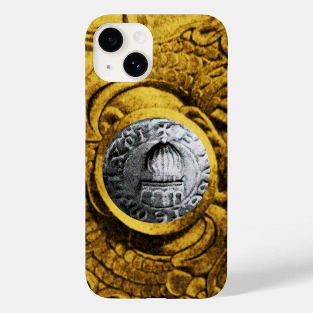 SIEGEL DER KNIGHTS TEMPLORgoldgelb Case-Mate iPhone 14 Hülle (Rückseite)