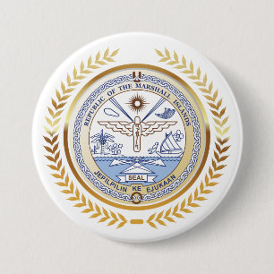 Siegel der Marshallinseln Button