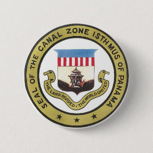SIEGEL DER PANAMAKANAL-ZONE BUTTON