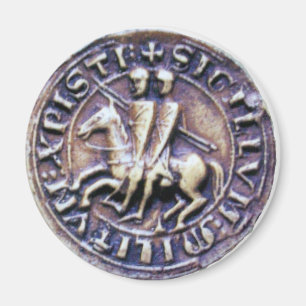 SIEGEL DER RITTER TEMPLAR MAGNET