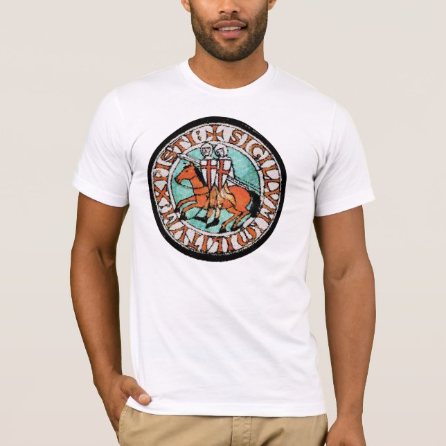 Siegel der Ritter Templar T-Shirt (Vorderseite)
