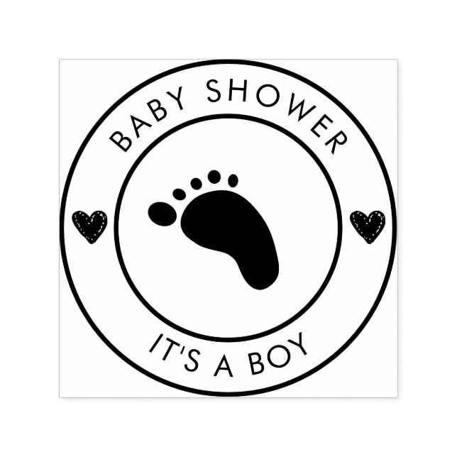 Siegel der selbsternigenden Briefmarke der Babydus Permastempel (Design)
