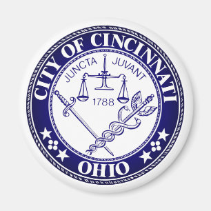 Siegel der Stadt Cincinnati, Ohio Magnet