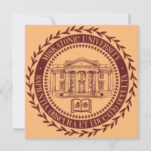 Siegel der Universität Miskatonic Einladung