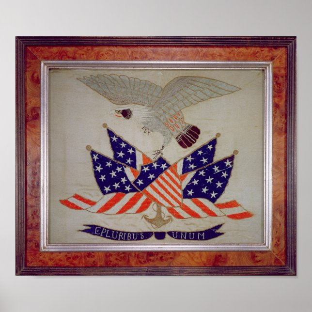 Siegel der USA, c.1840 Poster (Vorne)