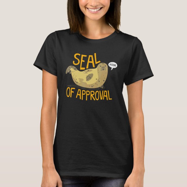 Siegel der Zulassung Seetierkreaturen T-Shirt (Vorderseite)