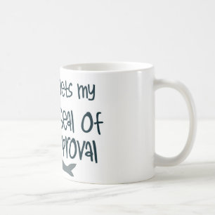 Siegel der Zustimmung Kaffeetasse