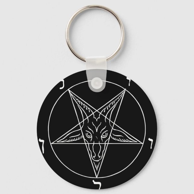 Siegel des Baphomet Schlüsselanhänger (Vorderseite)
