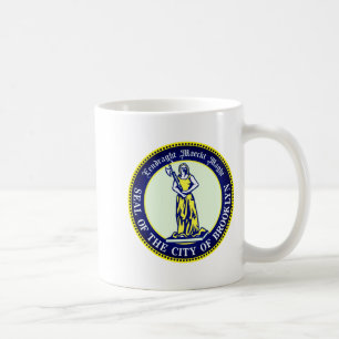 Siegel des Bezirks Brooklyn New York Kaffeetasse