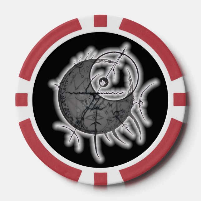 Siegel des Eldritch - Poker-Chips Pokerchips (Vorderseite)