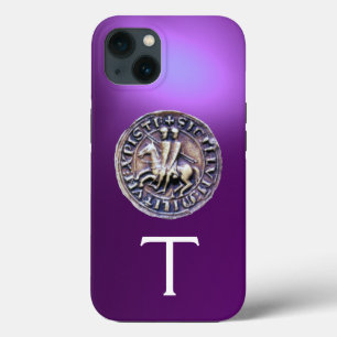 SIEGEL DES KNIGHTS TEMPLAR MONOGRAM Lila Case-Mate iPhone Hülle