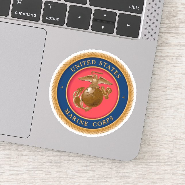 Siegel des Meereskorps Aufkleber (Detail)