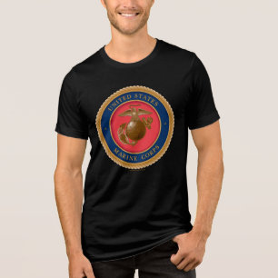 Siegel des Meereskorps Tri-Blend Shirt