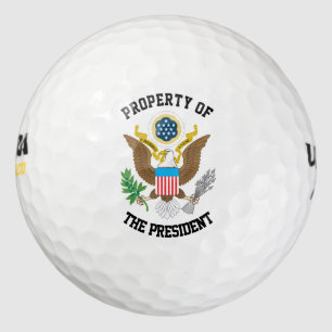Siegel des Präsidenten personalisieren Golfball