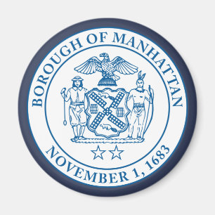 Siegel des Stadtbezirks Manhattan, NYC Magnet