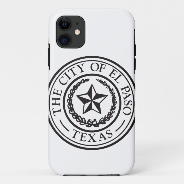Siegel El Paso Case-Mate iPhone Hülle (Rückseite)
