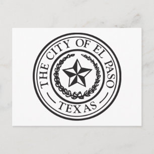 Siegel El Paso Postkarte