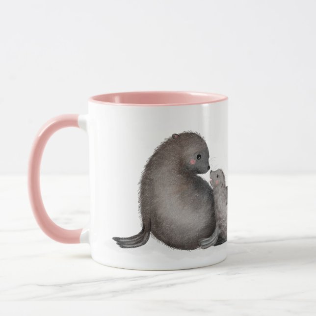 Siegel für Mutter und Kind "Best mum ever" Tasse (Links)