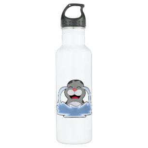 Siegel im Wasser Edelstahlflasche
