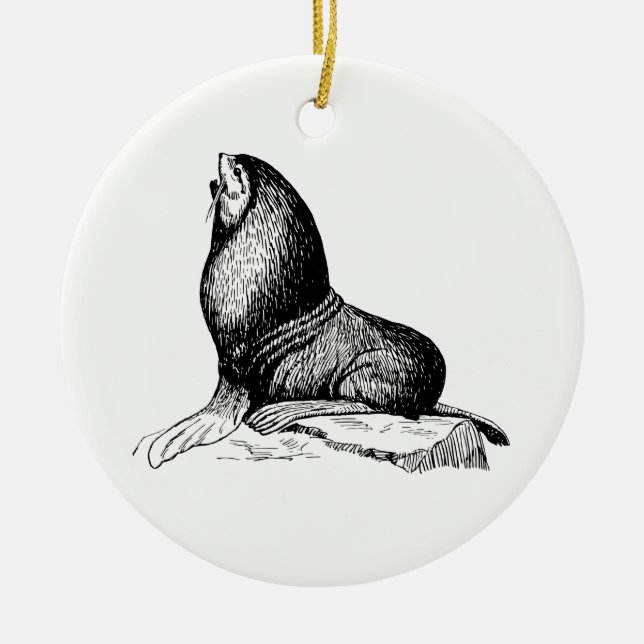 Siegel Keramik Ornament (Vorne)