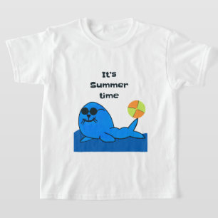 Siegel Löwe im Sommer T-Shirt