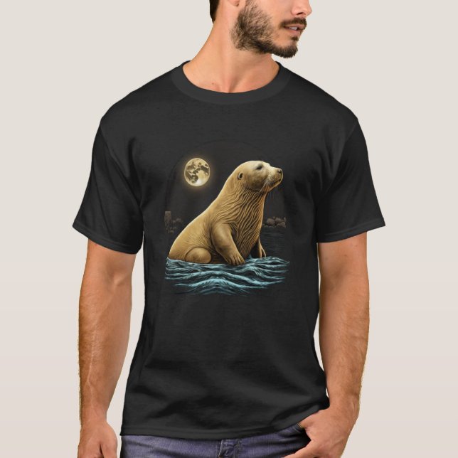 Siegel Meeresbiologe des Mondes Sea Lion 1 T-Shirt (Vorderseite)