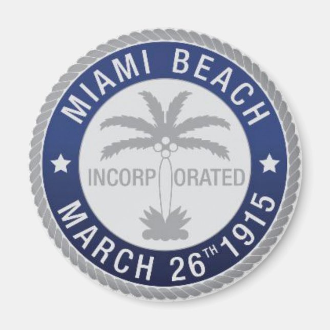 Siegel Miami Beach, Florida Magnet (Vorne)