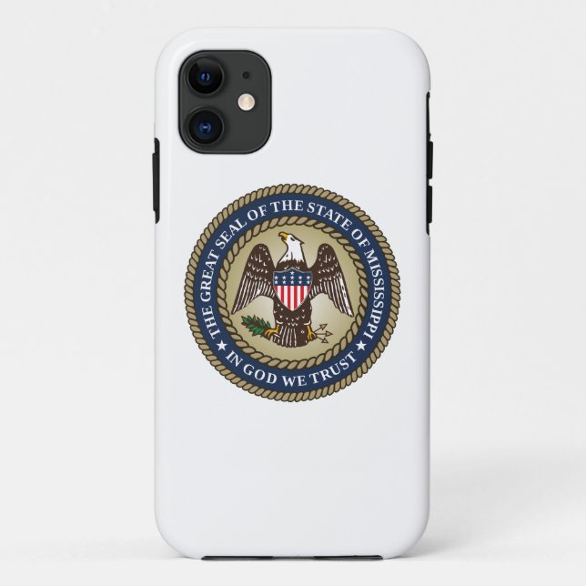 Siegel Mississippi Case-Mate iPhone Hülle (Rückseite)