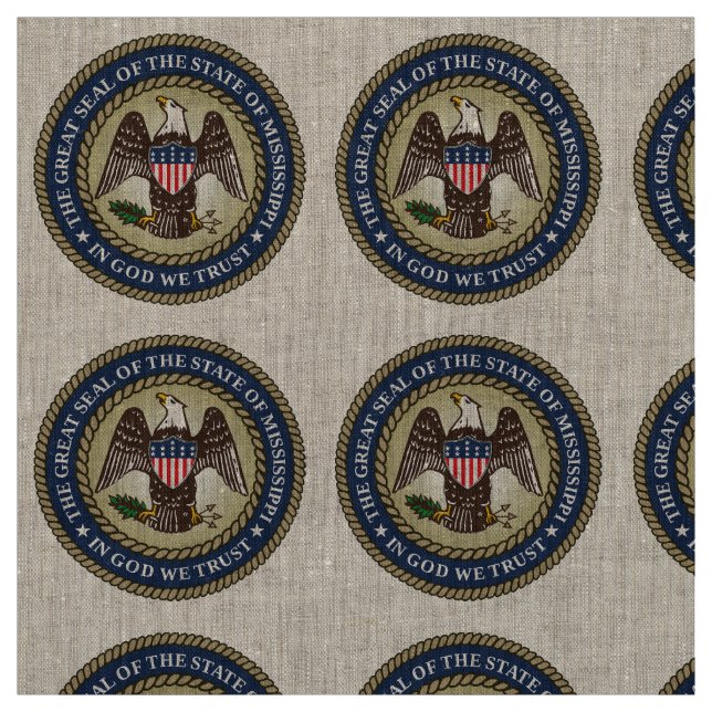 Siegel Mississippi Stoff (Muster)
