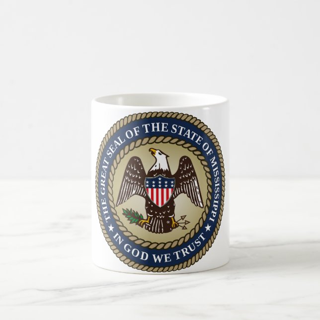 Siegel Mississippi (US-Staat) Kaffeetasse (Mittel)