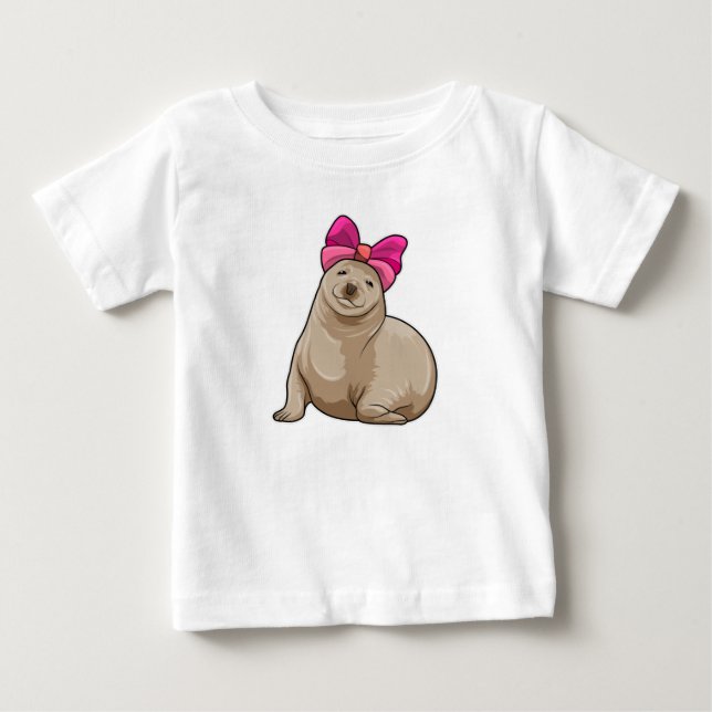 Siegel mit Band Baby T-shirt (Vorderseite)